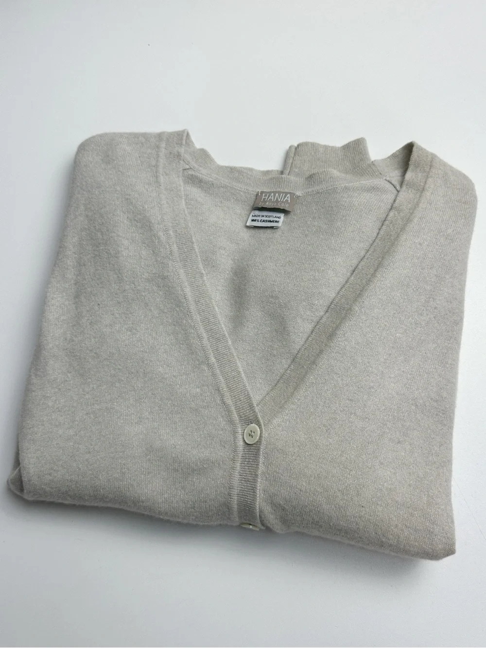 Hania by Anya Cole Cashmere Cardigan from Scotland 100% Cashmere Size Large